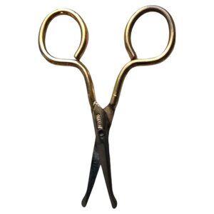 Vintage Gold Tone Safety Scissors Ideal For Sewing & Crafts Projects